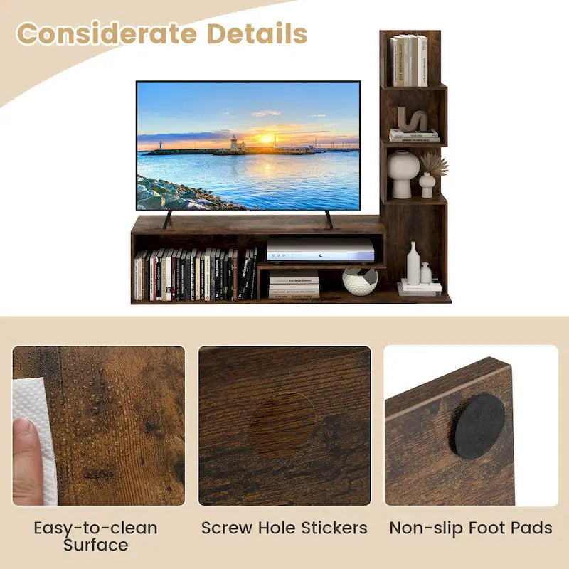 Cube TV Stand for TVs up to 50 Inches with Storage