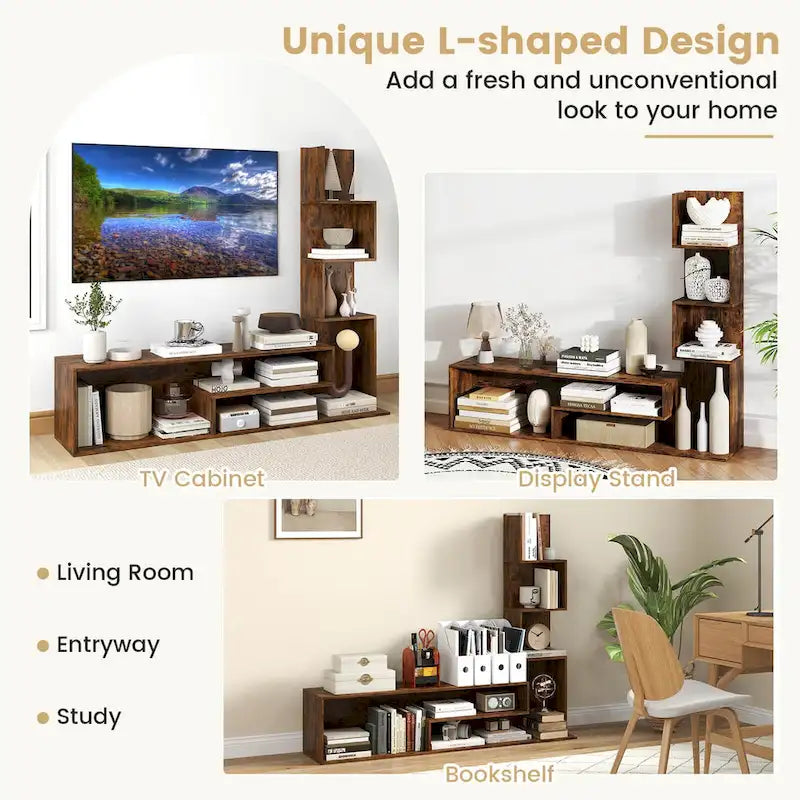 Cube TV Stand for TVs up to 50 Inches with Storage