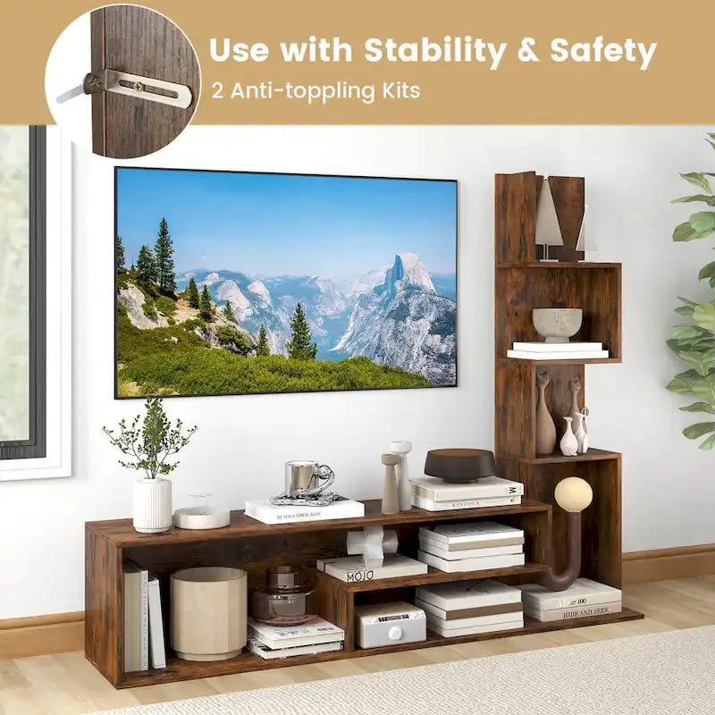Cube TV Stand for TVs up to 50 Inches with Storage