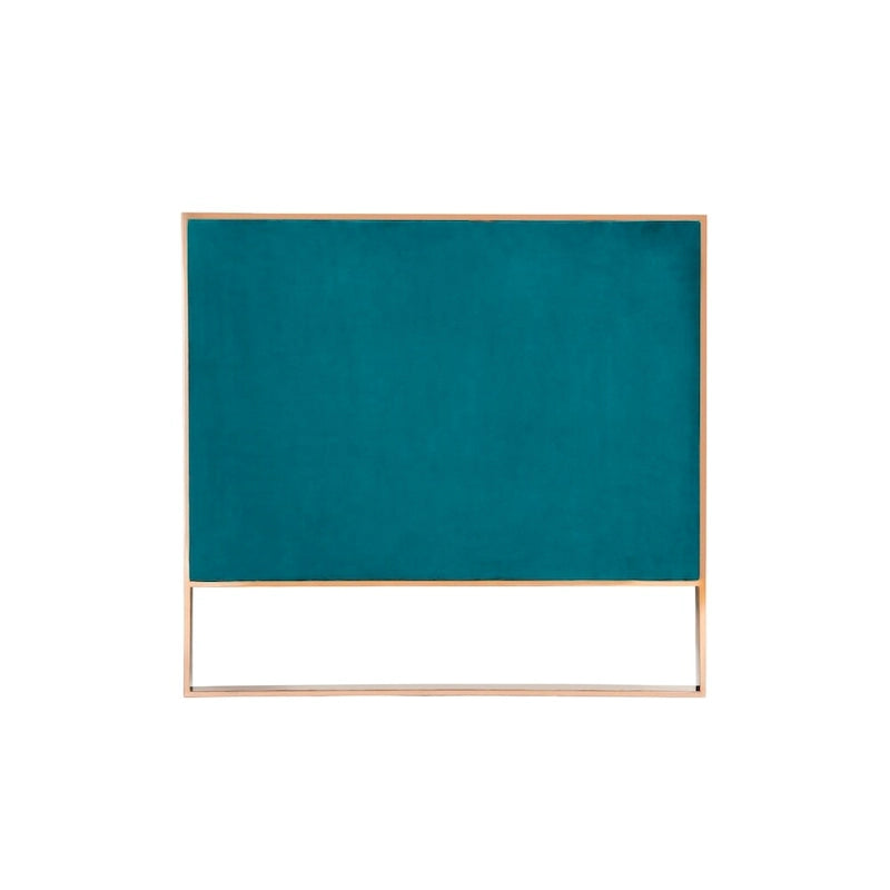 Velvet Sofa Rose Gold Frame with Vertical Channeling