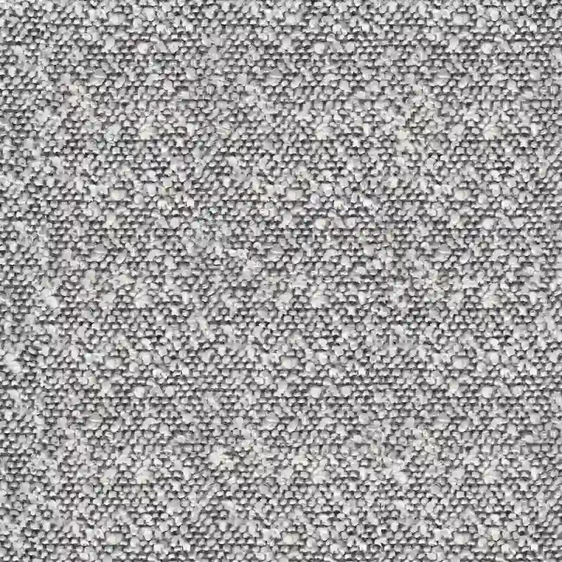 Upholstered Bench Cream Boucle with Black Metal Base