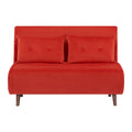 40 Inch Convertible Lounge Sleeper Chair with Pillows