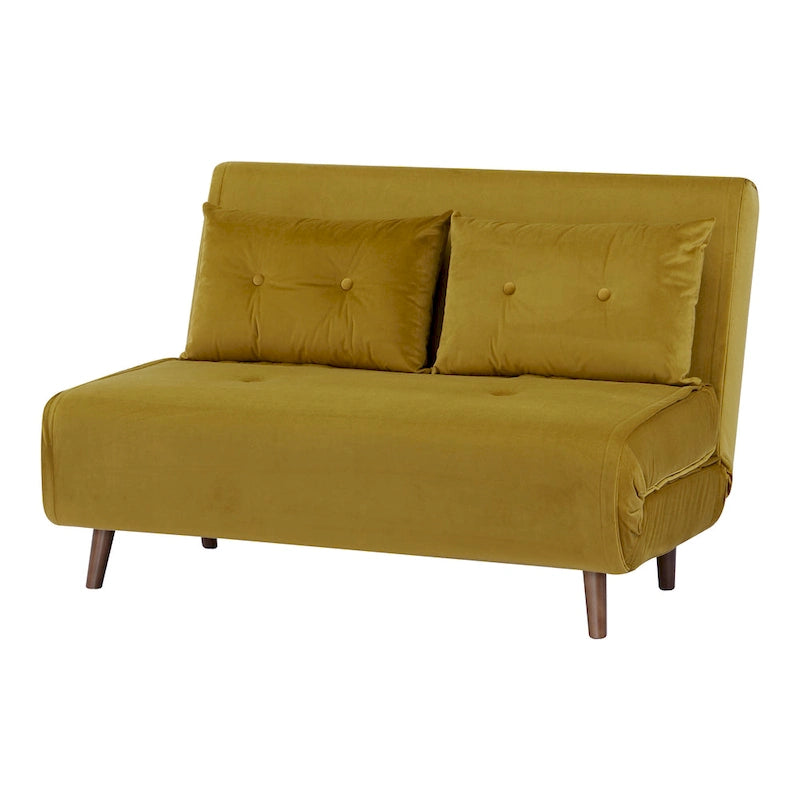 40 Inch Convertible Lounge Sleeper Chair with Pillows