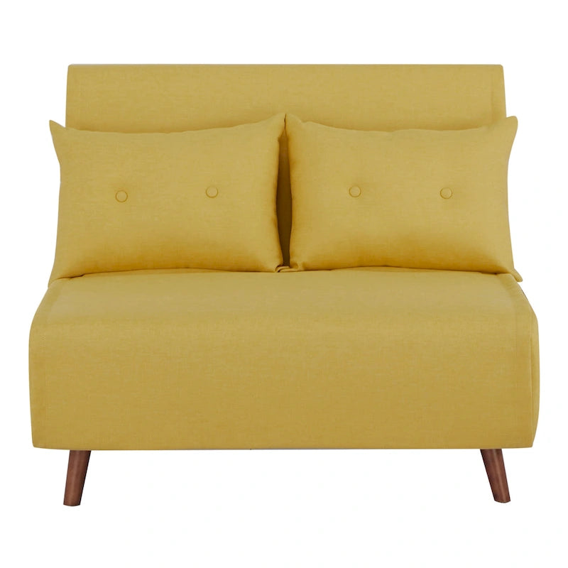 40 Inch Convertible Lounge Sleeper Chair with Pillows