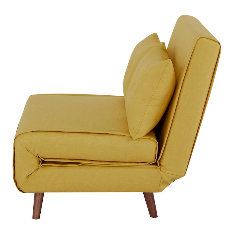 40 Inch Convertible Lounge Sleeper Chair with Pillows