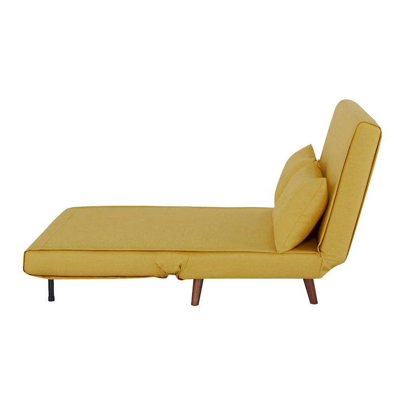 40 Inch Convertible Lounge Sleeper Chair with Pillows