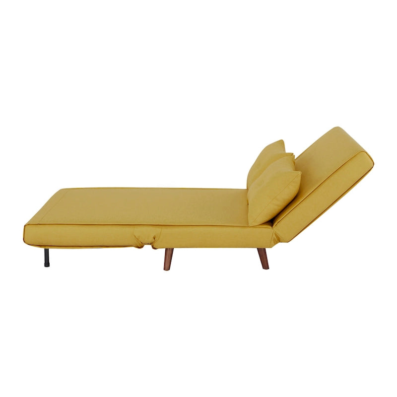 40 Inch Convertible Lounge Sleeper Chair with Pillows