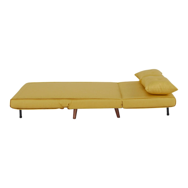 40 Inch Convertible Lounge Sleeper Chair with Pillows