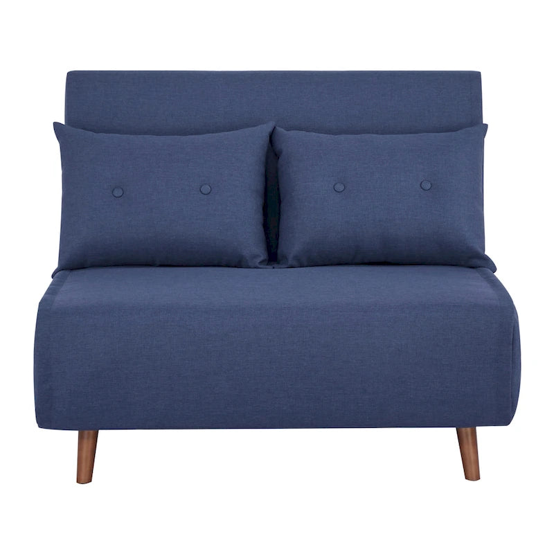 40 Inch Convertible Lounge Sleeper Chair with Pillows
