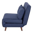 40 Inch Convertible Lounge Sleeper Chair with Pillows