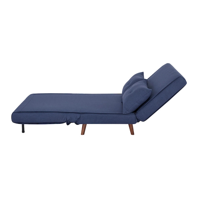 40 Inch Convertible Lounge Sleeper Chair with Pillows
