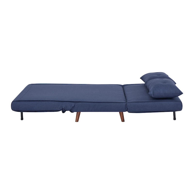 40 Inch Convertible Lounge Sleeper Chair with Pillows