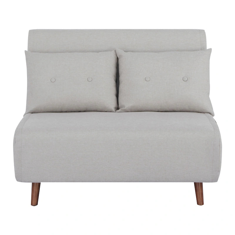 40 Inch Convertible Lounge Sleeper Chair with Pillows