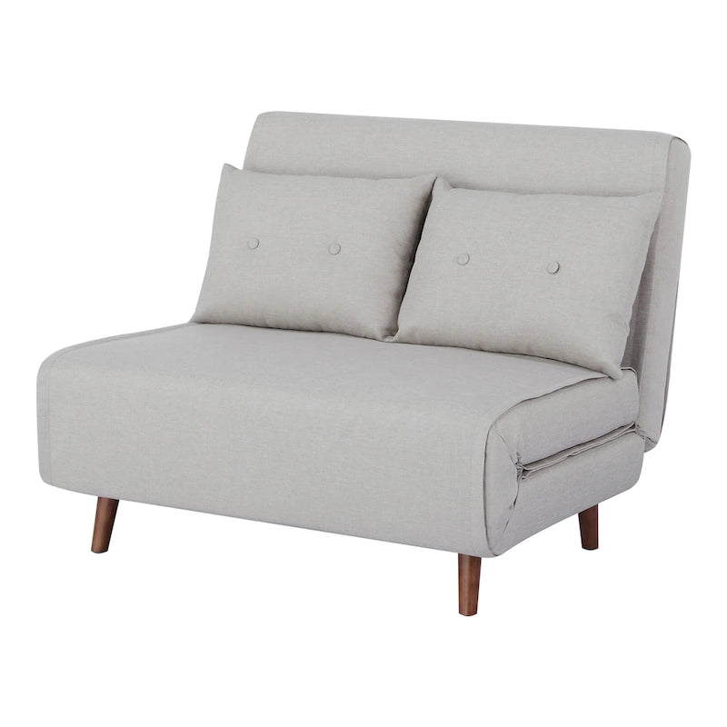 40 Inch Convertible Lounge Sleeper Chair with Pillows