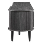 Mobile TV da 55 pollici in stile Mid-Century con ante scorrevoli